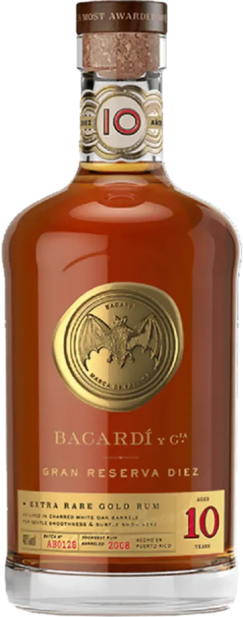 Bacardi 10 Year